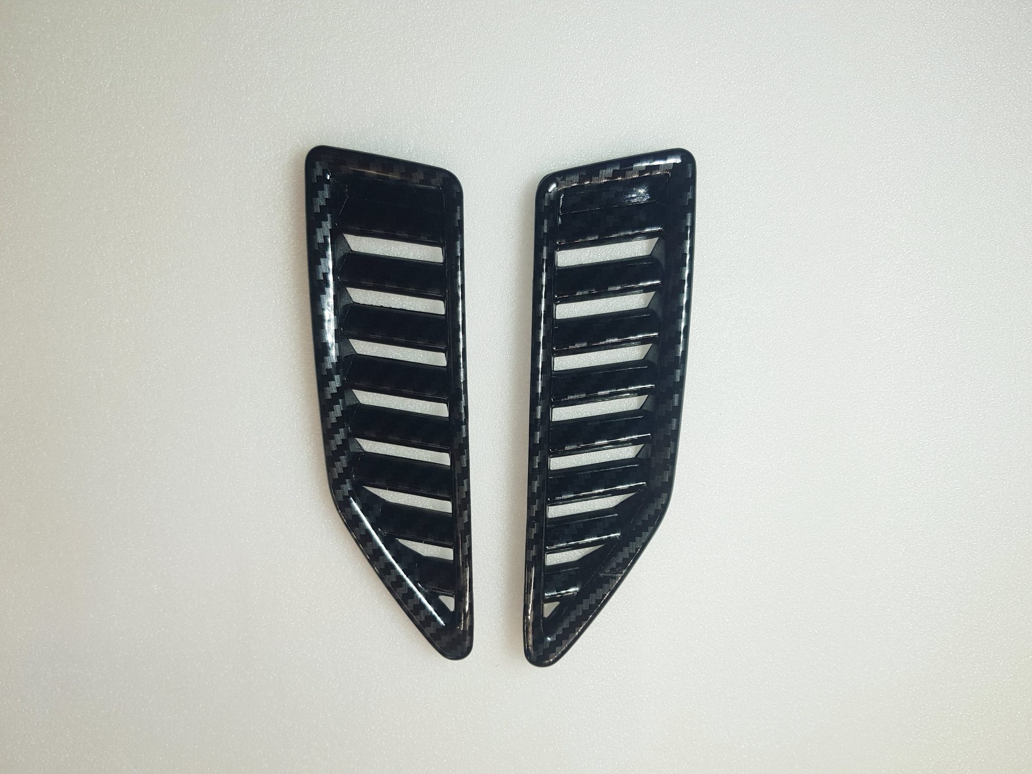 Carbon fiber dashboard vent covers (2 piece) Mighty Thor Bakkie