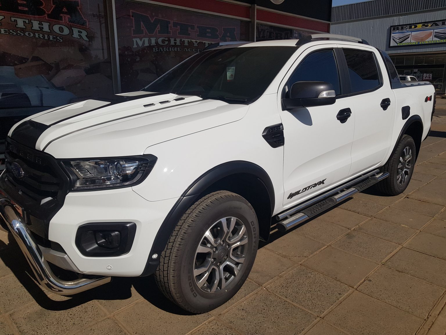 Ford Ranger Strp Side Ford Ranger 2012+ Side Step Double Cab (S/S) 250065T – Mighty Thor ...