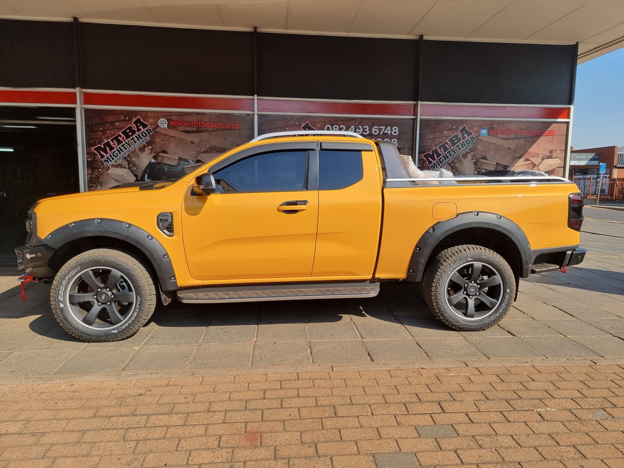 Ford Ranger Next Gen 2023+ Weather Guards (matt black) Super Cab ...