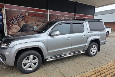 VW Amarok 2010-2022 Weather Guards (Matt Black) Double Cab