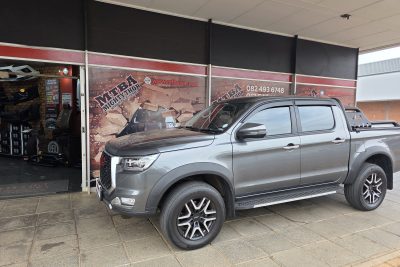 JAC T8 2020-2022 Weather Guards (matt black) Double Cab