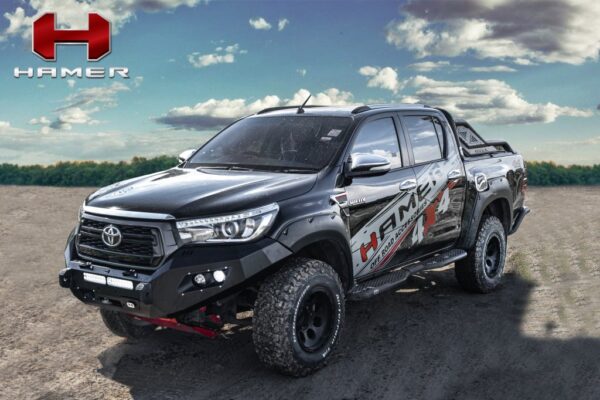 Toyota Hilux 2018-2020 Hamer front bumper replacement (Prime Series)