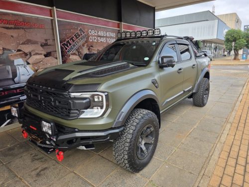 Armando Prime series front bumper, roof spots, weather guards - Ford Raptor Next Gen