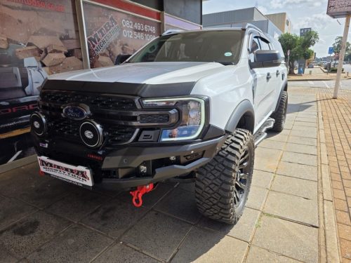 Armando Spartan front bumper, bonnet guard, hella Spots - Ford Ranger Next Gen