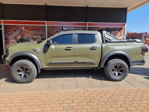 Armando dark gear roll bar with roof carrier, windshields, body cladding - Ford Raptor Next Gen