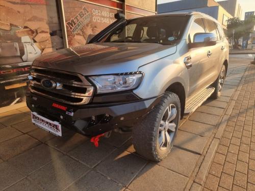 Armando front bumper, snorkel, headlamp covers - Ford Everest