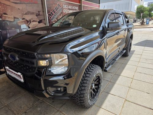 Bonnet scoop, side steps, fender flares slimline - ford ranger next gen 2023 c