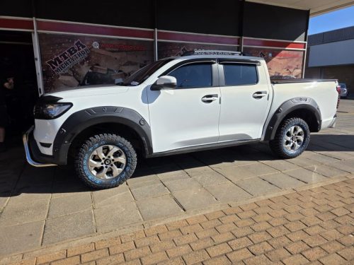 Fender flares, nudge bar SS, bonnet guard, door handle inner cups - GWM P-SERIES