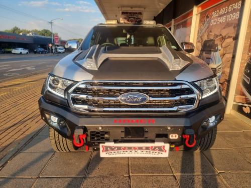 Hamer King series front bumper, Mega bonnet scoop - Ford Everest
