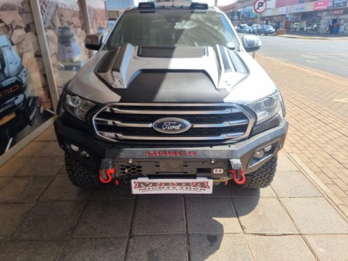 Hamer King series front bumper, mega bonnet scoop, roof lights - Everest