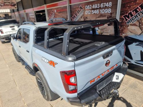 Hamer Nova rear bumper, Hamer Shadow side steps, securi lid - Nissan Navara D23