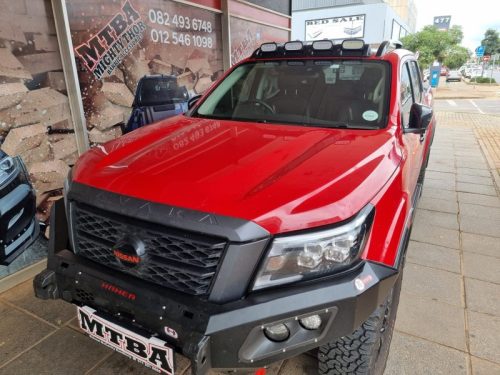 Hamer Pro4X King series front bumper, roof lights - NAVARA D23