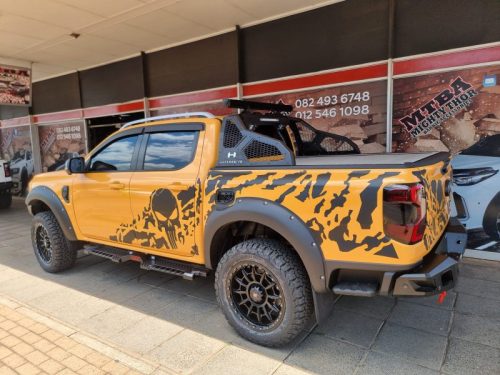 Roll bar Hamer Warrior, side step Armando Ronin, rear bumper, windshields - Ford Wildtrak Next Gen