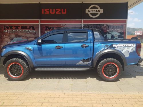 Sports bar, roof rails, bonnet scoop, weather guards - Ford Raptor 2015-2022