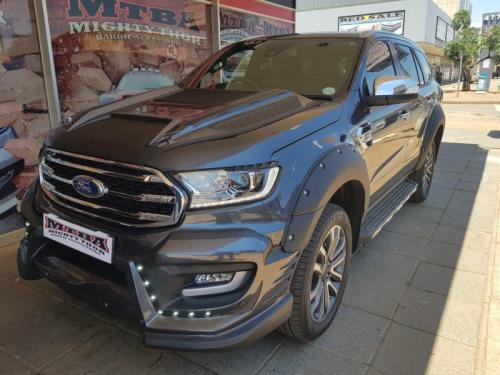 Thunder bumper, bonnet scoop mega V5, fender flares V2 - FORD EVEREST 2015-2022