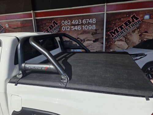 Tonneau cover, roll bar black - foton g7