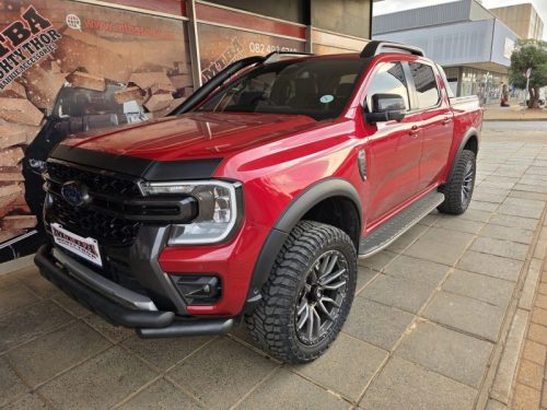 Wildtrak x roof rails, lower styling bar, snorkel, fender flares slimline - ford ranger next gen 2023 a